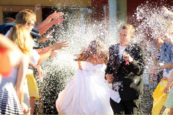 Throwing Rice