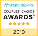 2019 Weddingwire Couples Choice Winner