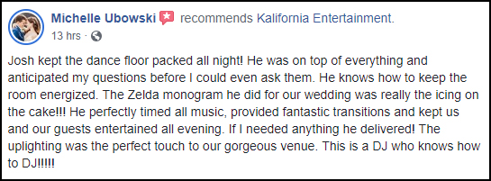 5 Star Wedding DJ Review | Rochester DJ