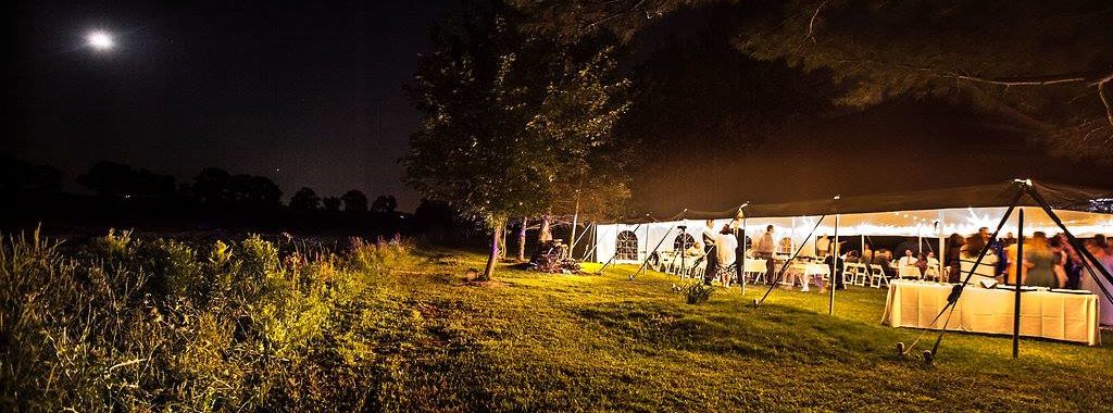 Having An Outdoor Tent Rochester Wedding Reception