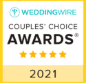 Weddingwire Couples Choice Winner – 2021