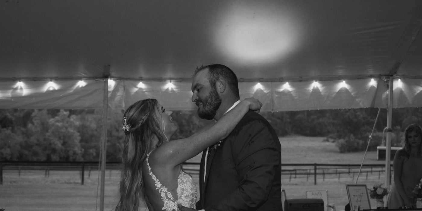 Hilimire Wedding | Private Property Tent Reception | Rochester DJ