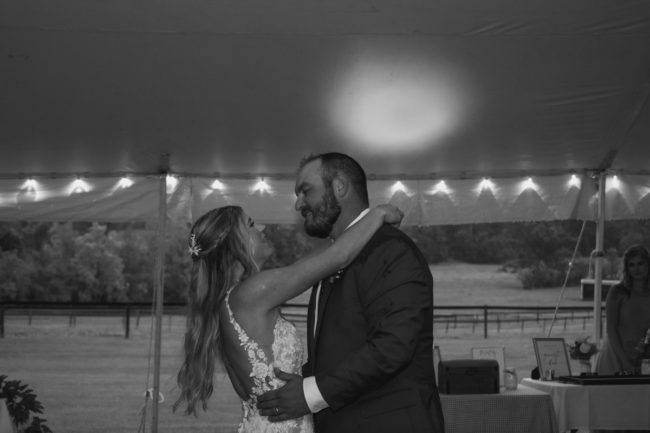 Hilimire Wedding | Private Property Tent Reception | Rochester DJ