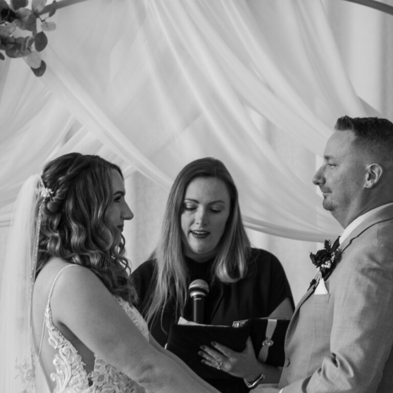 Check out the Rochester wedding reception details of the Bracken Wedding held at the beautiful Arbor at The Port (Arbor Venues).