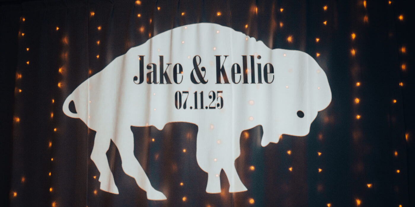 Check out the details of this Ballroom at Carey Lake Wedding held in Rochester, NY for Bills Mafia and Buffalo Bills fans!