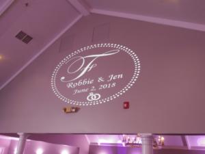 Fredericks Wedding | Cobblestone Creek Country Club | Rochester DJ | Custom Wall Monogram