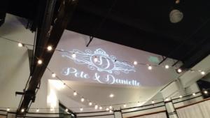 Rochester DJ | La Luna Weddings | Custom Animated Monogram