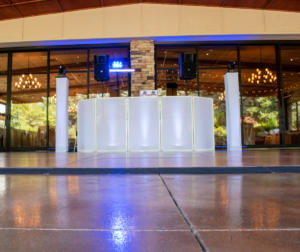 Ravenwood Country Club Wedding Setup | Custom  turntable set up | Rochester DJ | Rochester Wedding and Event Entertainment