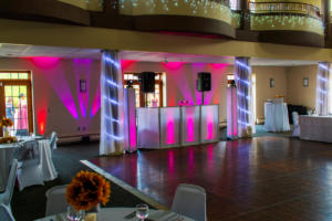 Italian American Community Center IACC Wedding Reception | Custom DJ set up | Rochester DJ | Rochester Wedding and Event Entertainment