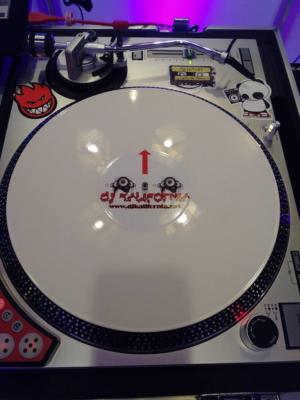 Custom white turntable set up | Rochester DJ | Rochester Wedding and Event Entertainment