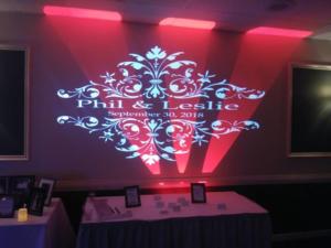 Rochester DJ | Burgundy Basin Inn | Custom Wall Monogram