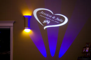 Rochester DJ | Casa Larga Weddings | Custom LGBQT Wedding Monogram