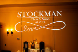 Stockman Wedding | Rochester DJ | Ravenwood Golf and Country Club | Custom Wall Monogram