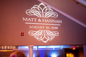 Dineen Wedding | Rochester DJ | Cobblestone Creek Country Club | Custom Wall Monogram