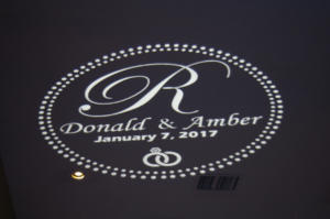 Rochester DJ | Glendoveers Wedding | Custom Monogram